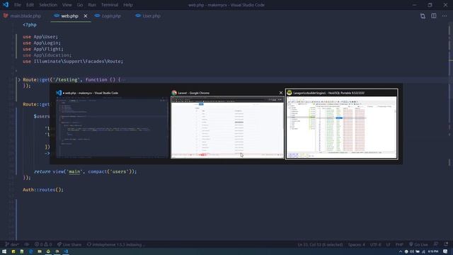 High performance code with laravel eloquent subquery