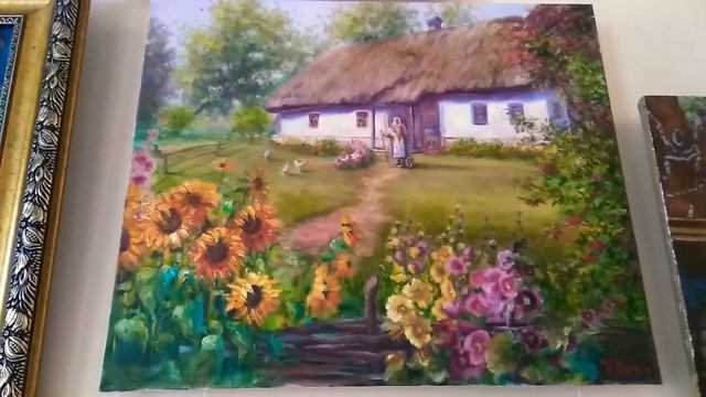 Виставка картин художниці Катерини Лисової в м. Коростень смотреть онлайн