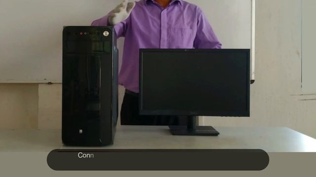 Desktop Computer Setup | Connect CPU, Monitor, Keyboard,Mouse, Printer & UPS step by step in Bengal