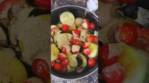 Овощи Гриль на мангале рецепт