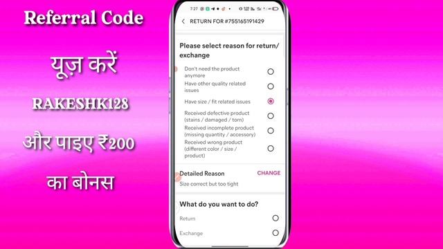 Meesho me size exchange kaise kare ! कपड़ा का साइज गलत आ गया?meesho product worng #Rakesh_shree смотреть онлайн