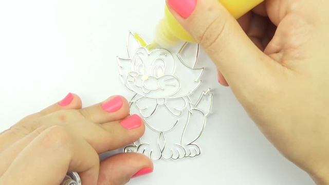 Учимся раскрашивать витражи, рукоделие для детей смотреть онлайн