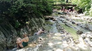 Водопады на реке Жане в Геленджике