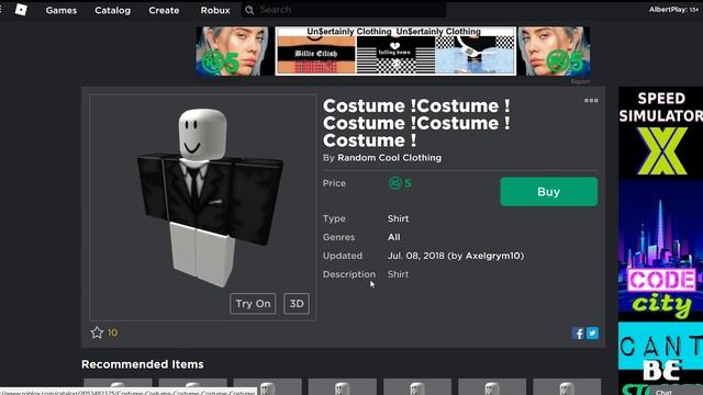 КАК СТАТЬ ЧЕЛОВЕКОМ В ЧЕРНОМ В РОБЛОКС ??? | ROBLOX ПО РУССКИ | | Роблоксер Альберт смотреть онлайн