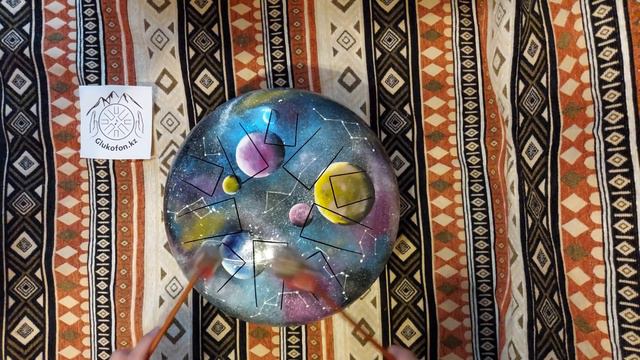 Глюкофон Космос Steel Tongue Drum Tank Drum  Glukofon