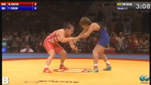 Finale 1-2 Female Wrestling 59 Kg (HUN) Marianna SASTIN vs (BUL)Taybe Mustafa YUSEIN