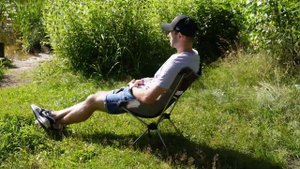 Супер лёгкий и компактный складной стул с AliExpress.