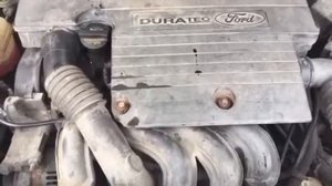 Запуск двигателя FXJB 1.4 Ford Fusion 2004 год перед разбором автомобиля