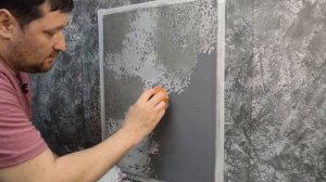 Делаем бетон из простой шпатлевки #2. Подробный видеоурок | Massdecor