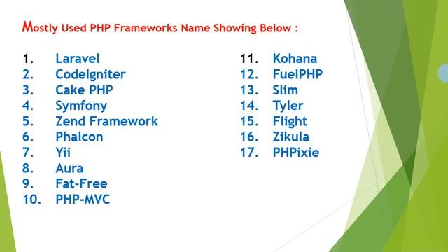Popular PHP Frameworks and CMS List - Improve Your Knowledge