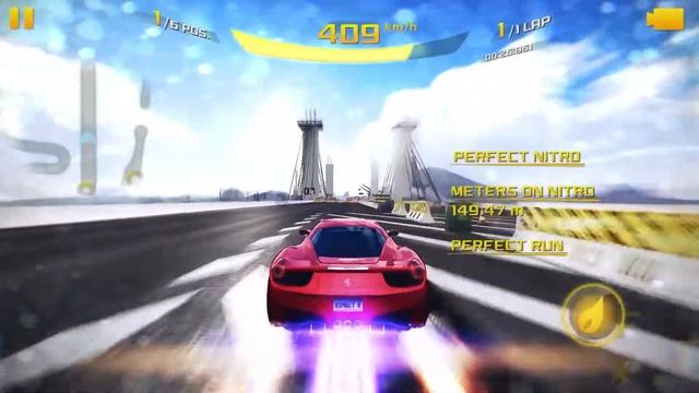 Ferrari 458 Italia gameplay (Asphalt 8) смотреть онлайн