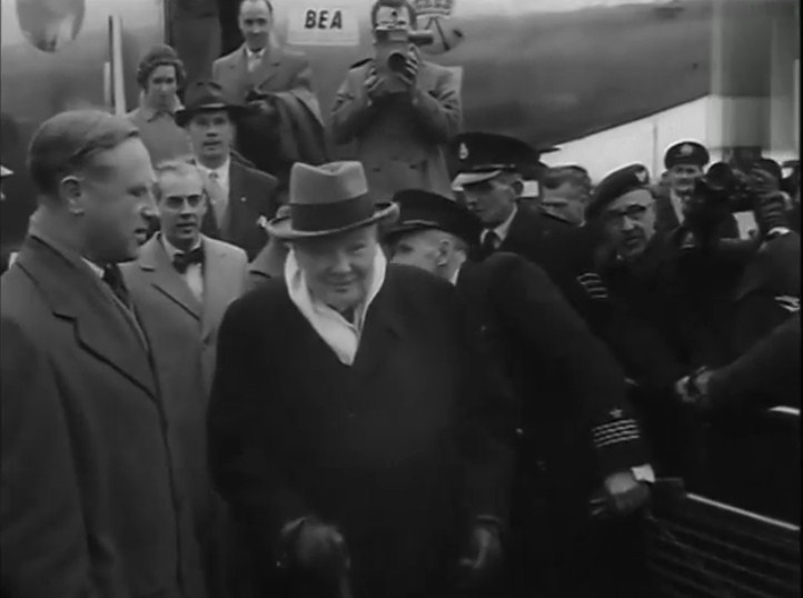Кинохроника. Великобритания. Черчилль (1958). Britain.Churchill