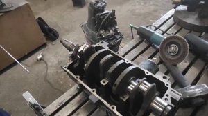 Сварка коленчатого вала Ямаха