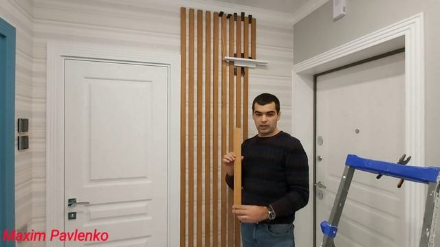 Как крепить РЕЙКИ на стену?  Ремонт квартир в Анапе.