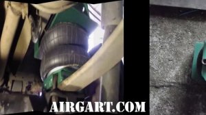 Установка комплекта пневмоподвески из Никополя на заднюю ось автомобиля Fiat Doblo