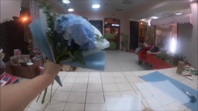 МК по флористике. Как упаковать гортензию смотреть онлайн