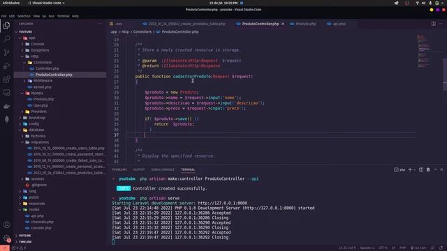 Desenvolvendo API com Laravel e MySQL смотреть онлайн