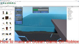How to Start an Ocean Map in roblox studio