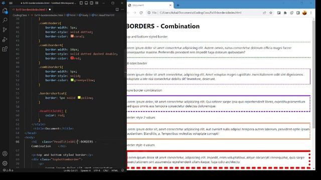 CSS Class name - how to define and what are the rules (Tagalog tutorial)