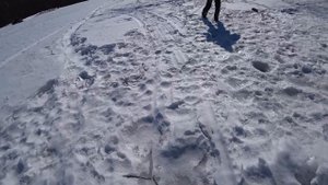 Ловля ленка хариуса // рыбалка на горной реке в марте