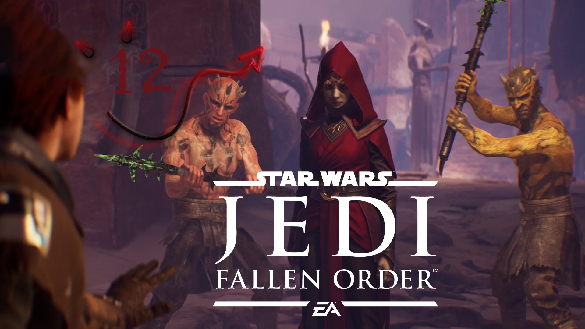 Star Wars Jedi  Fallen Order ❤ 12 серия ❤ Жрицы ночи.. Ой, сестры. Сестры ночи, конечно.
