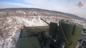 Боевая подготовка экипажей БМП-2 с БМ «Бережок»