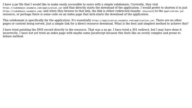 DevOps & SysAdmins: Point a subdomain directly to a file смотреть онлайн