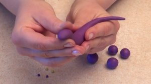 Лепка из пластилина. Добрый Динозавр из пластилина.