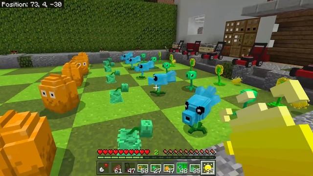 Minecraft: Plants vs Zombies Add on/Mod Review смотреть онлайн