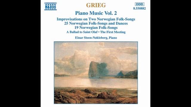 Григ. Норвежские народные песни и танцы соч. 17. Исп. Эйнар Стеен-Нёклеберг (без видео)