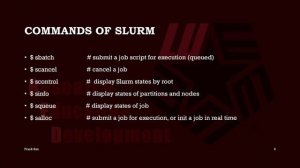 6. RED HPC Video Tutorial: Introduction Slurm