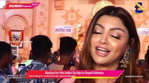 Akanksha Puri Visits Andheri Cha Raja For Ganpati Celebration 2022|Boogle Bollywood