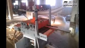 Китайская линия для производства паллетной заготовки из горбыля pilam.ru