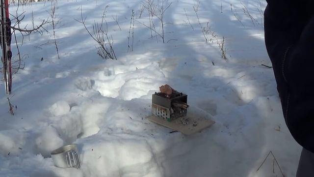 Тест печки Щепочницы, из компьютерного блока питания. смотреть онлайн