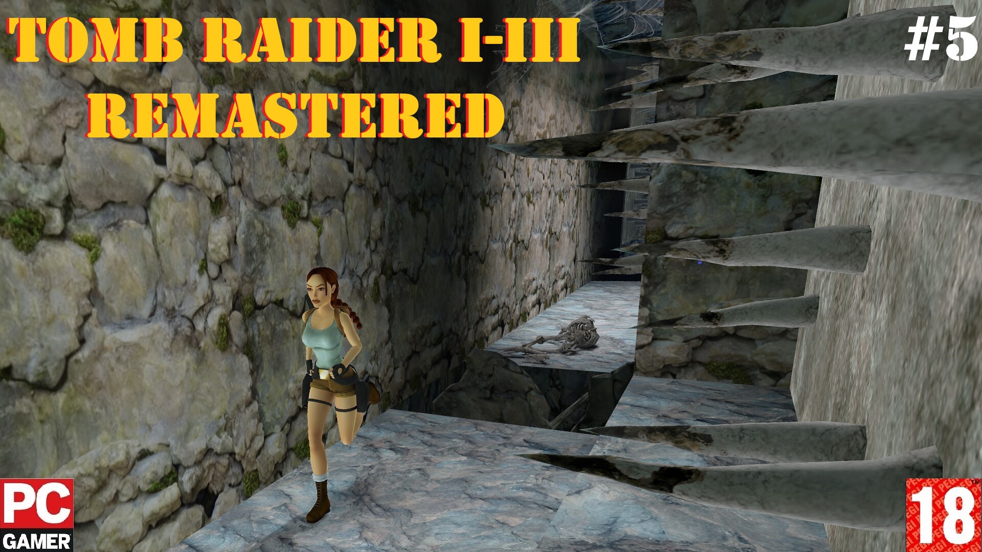 Tomb Raider I-III Remastered(PC) - Прохождение #5. (без комментариев) на Русском.