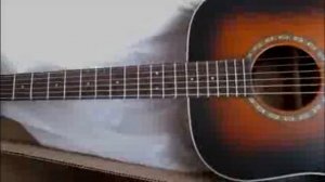 Washburn wd7s ATBM acoustic guitar unboxing.