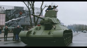 Экранированный танк Т34/76 времен Великой Отечественной войны [ WW2 tank T34 ]