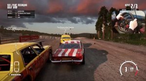 ЛУЧШАЯ ИГРА ДЛЯ РУЛЯ!!! - Wreckfest