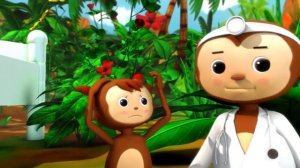 Five Little Monkeys Jumping On The Bed | Part 2 | Nursery Rhymes | by LittleBabyBum!