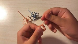 Плетение из проволоки / Плетение ЦВЕТОЧКА .