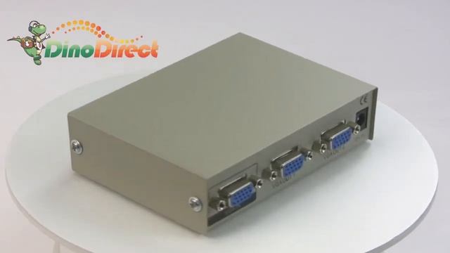 2 Port 1 PC to 2 Video Monitor VGA Video Splitter MT-1502 from Dinodirect.com смотреть онлайн