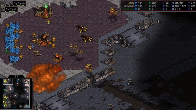 Effort (Z) v Flash (T) on Match Point - StarCraft - Brood War смотреть онлайн