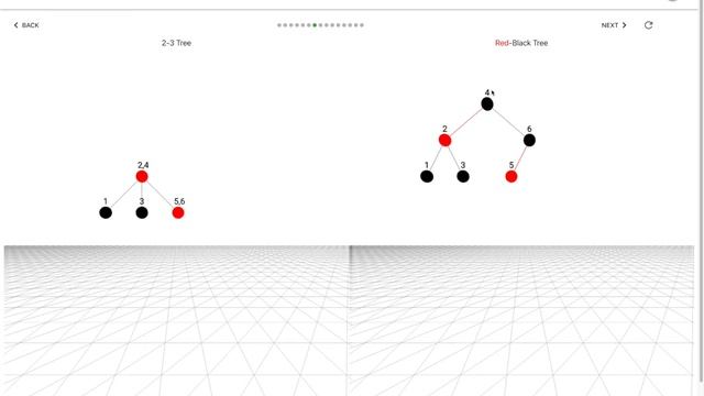 红黑树, 2-3树, red-black tree, 2-3 tree смотреть онлайн