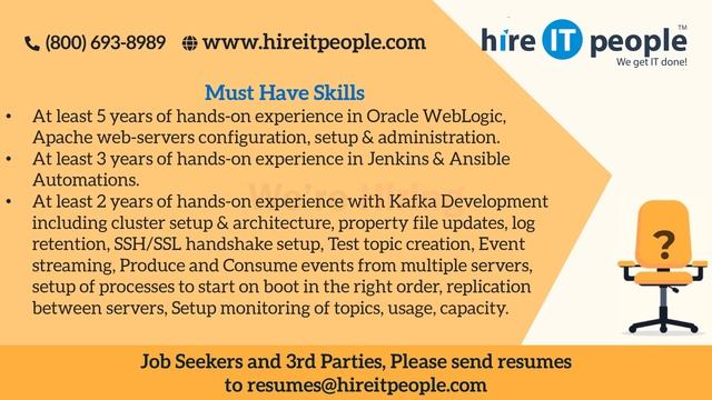 Java Jobs | Apache Jobs | Richardson, TX | Job ID: 33785 | смотреть онлайн