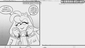 SONIC & AMY ROSE HAVE A BABY!?! (Sonic Comic Dub Animations)