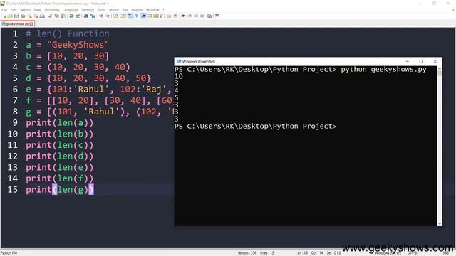 len Function in Python (Hindi)