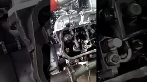 Испытание двигателя на стенде