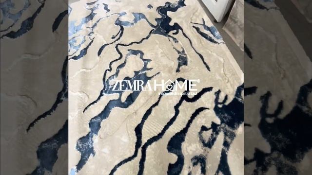 Covor, Monaco Freya, Albastru/Bej, Modern, Living, Dormitor - Zemrahome.ro смотреть онлайн