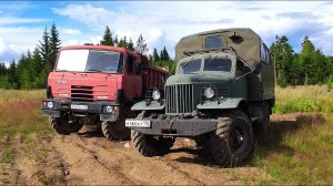 ЗИЛ-157 против TATRA-815 6Х6 на бездорожье | Сравнение двух легенд