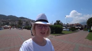 Турция: Аланья в июне. Центр и набережная. Городской пляж. Курс валют